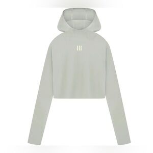 ADIDAS X FEAR OF GOD | Athletics Base Layer Crop Scuba Hoody in Sesame Sz Medium